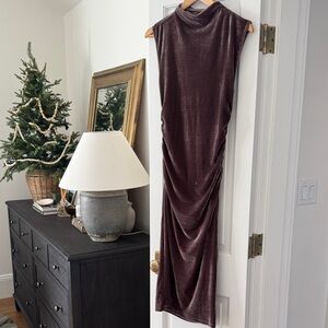 NWT a new day Elegant Velvet Sleeveless Dress - xs